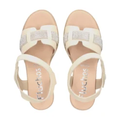 FLUCHOS Sandalias cuña de Mujer F1975 PORCELANA