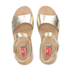 FLUCHOS Sandalias cuña de Mujer F1475 PLATINO