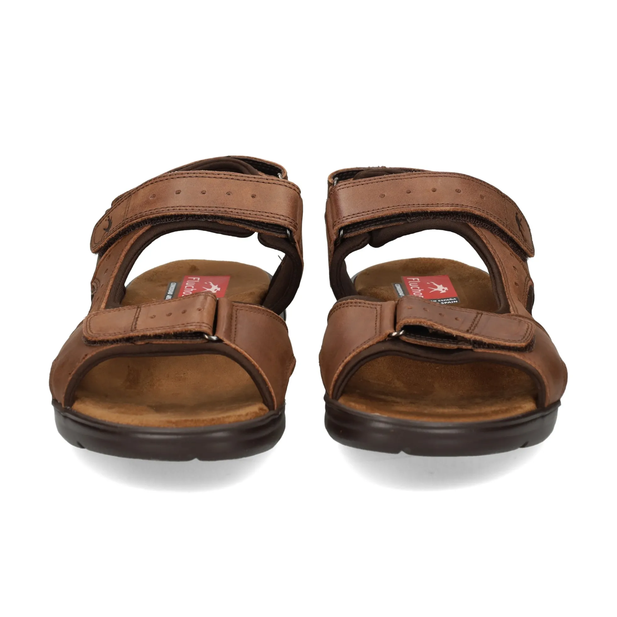 FLUCHOS Sandalias de Hombre F1201 CAFE+COM.1