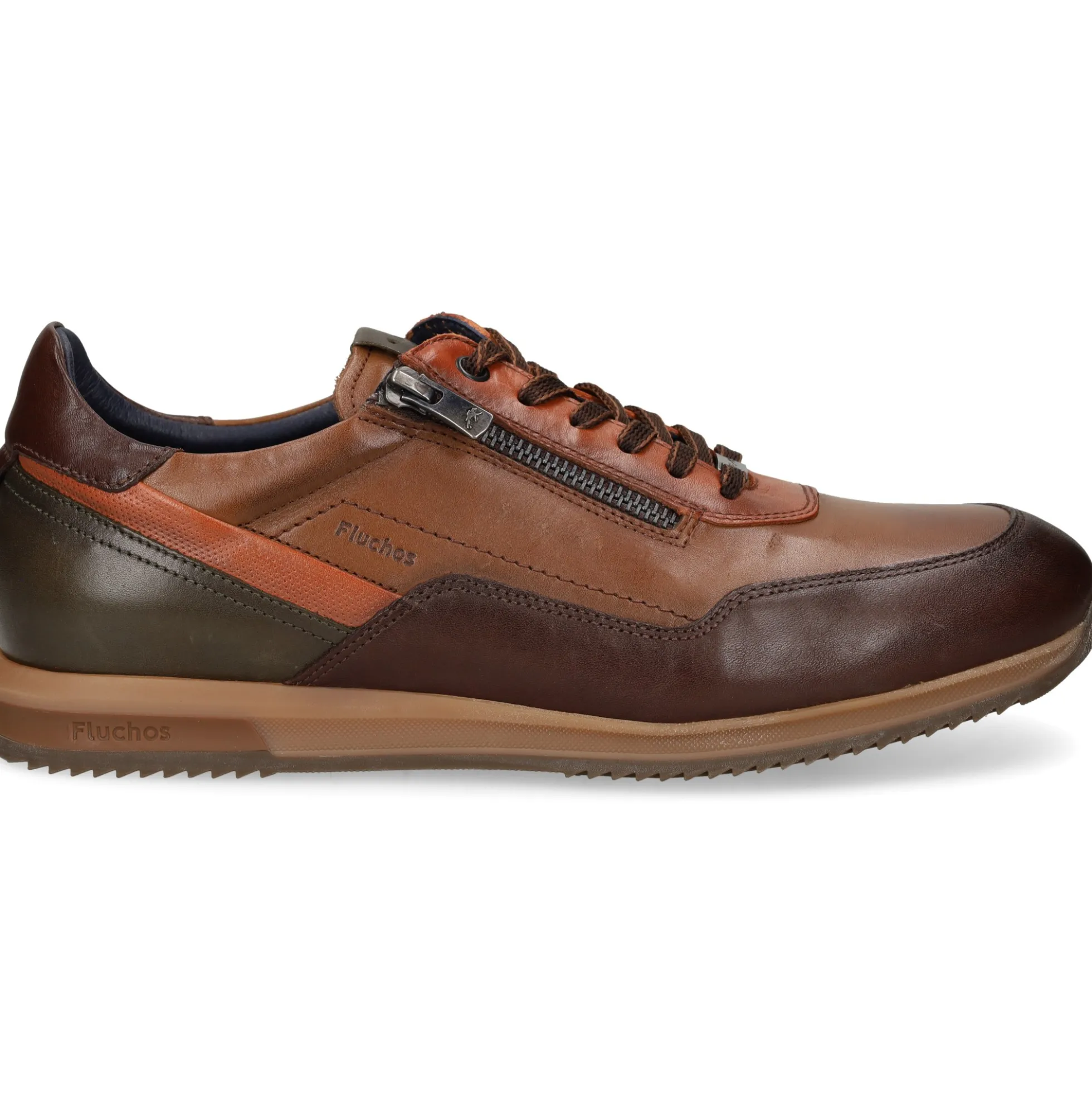 FLUCHOS Zapatillas de Hombre F2263 CAMEL MULTI