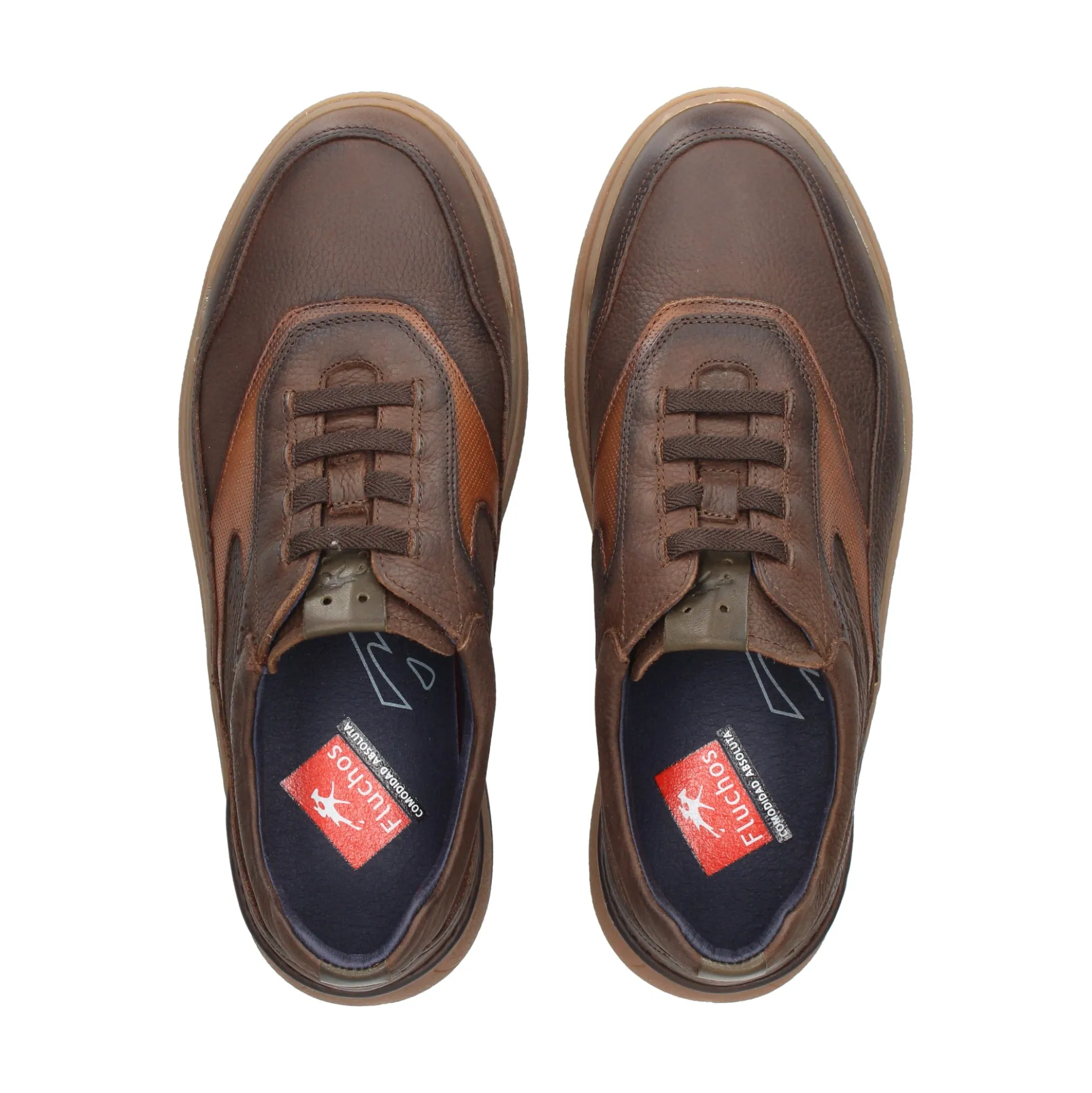 FLUCHOS Zapatillas de Hombre F2040 CAFE