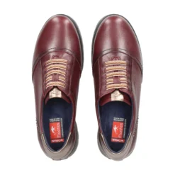FLUCHOS Zapatos Blucher F2096 BURDEOS+COM.1