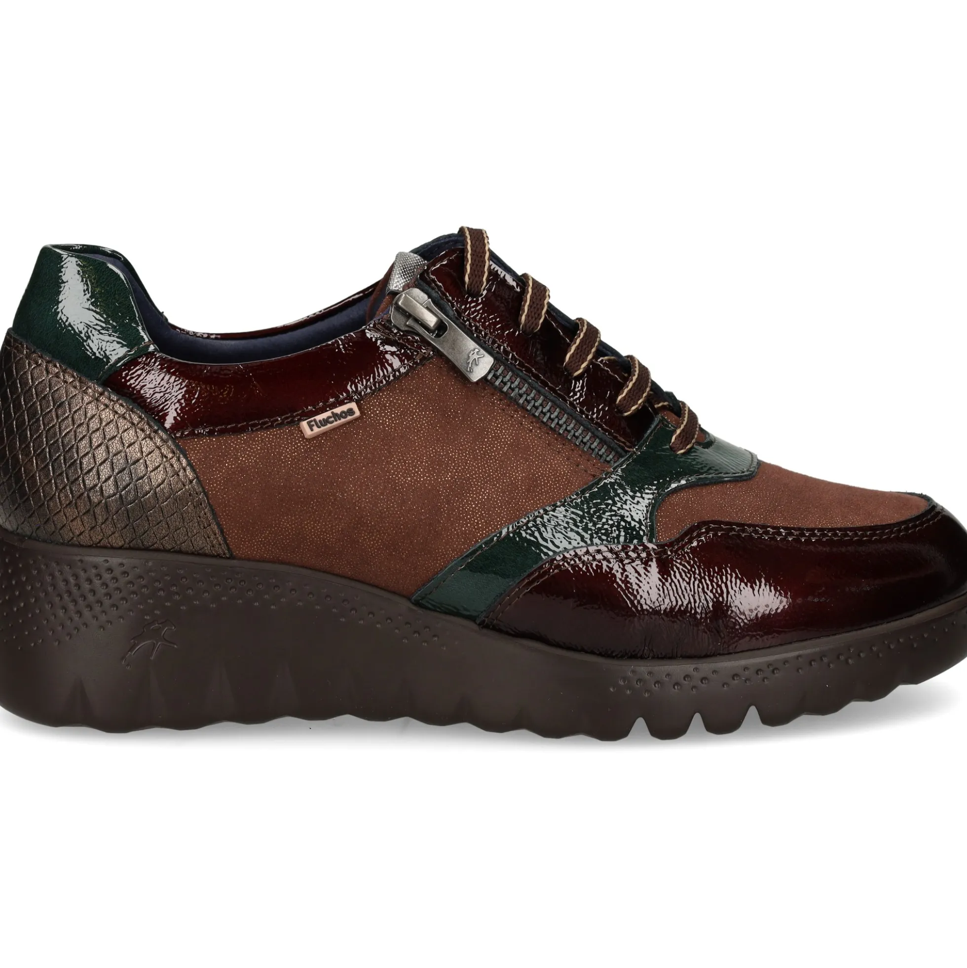 FLUCHOS Zapatos Blucher F2248 CAFE+COM.2