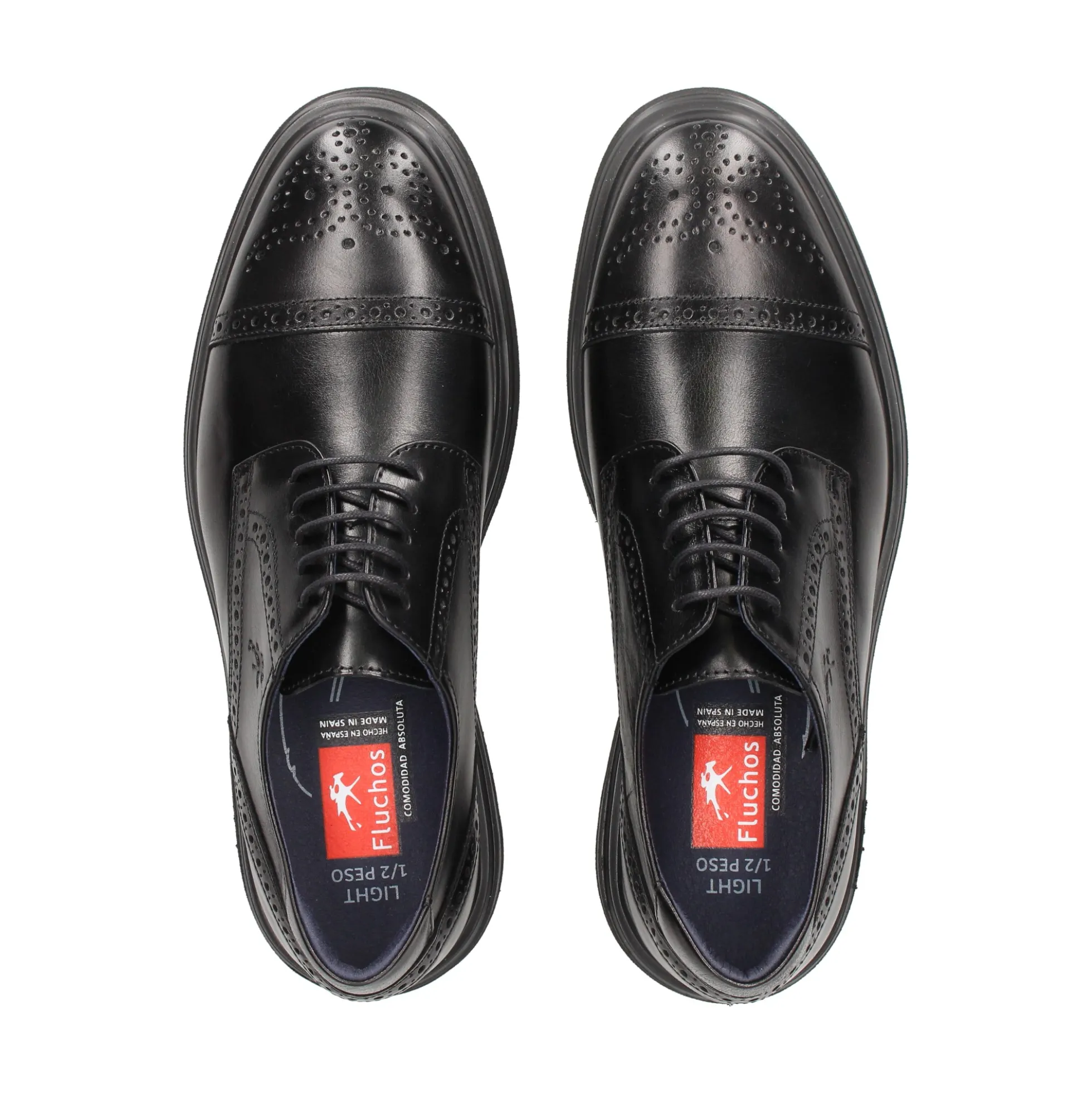 FLUCHOS Zapatos de vestir de Hombre F0629 NEGRO
