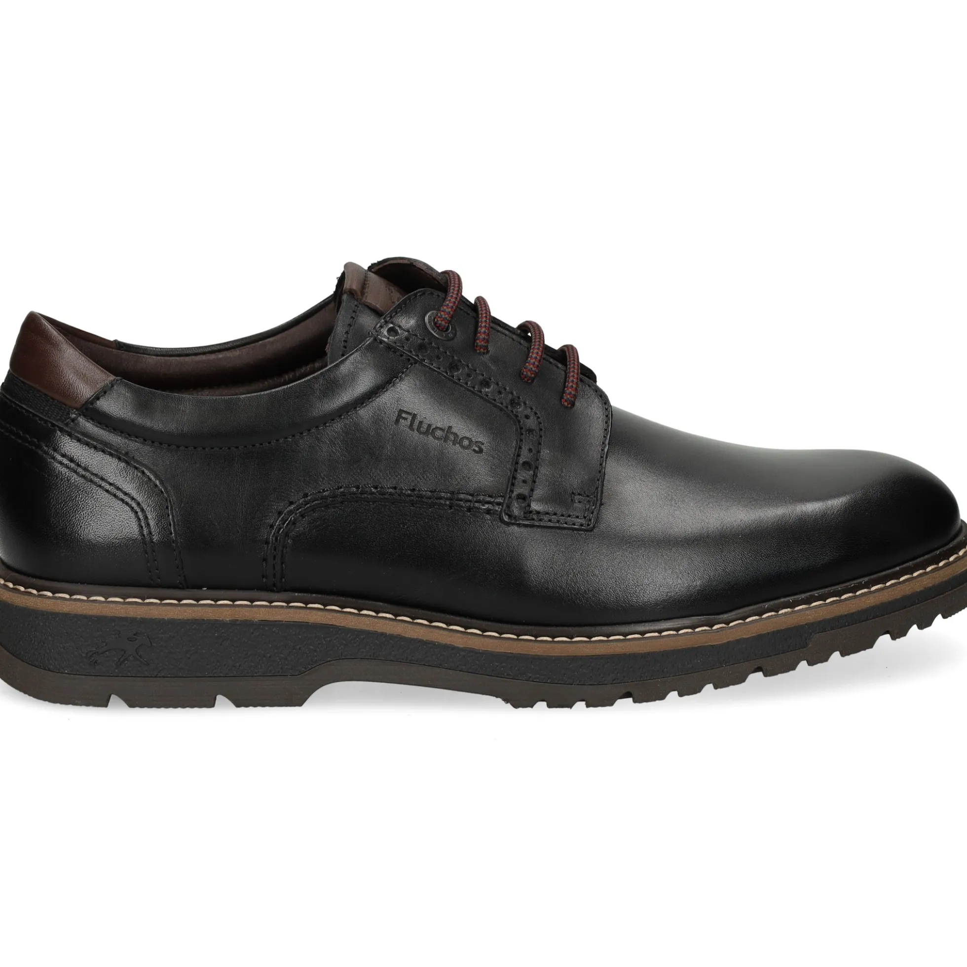 FLUCHOS Zapatos de vestir de Hombre F2319 NEGRO+COM.4