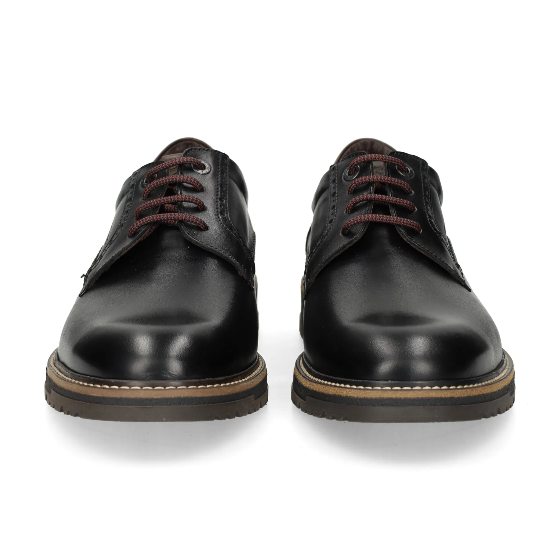 FLUCHOS Zapatos de vestir de Hombre F2319 NEGRO+COM.4