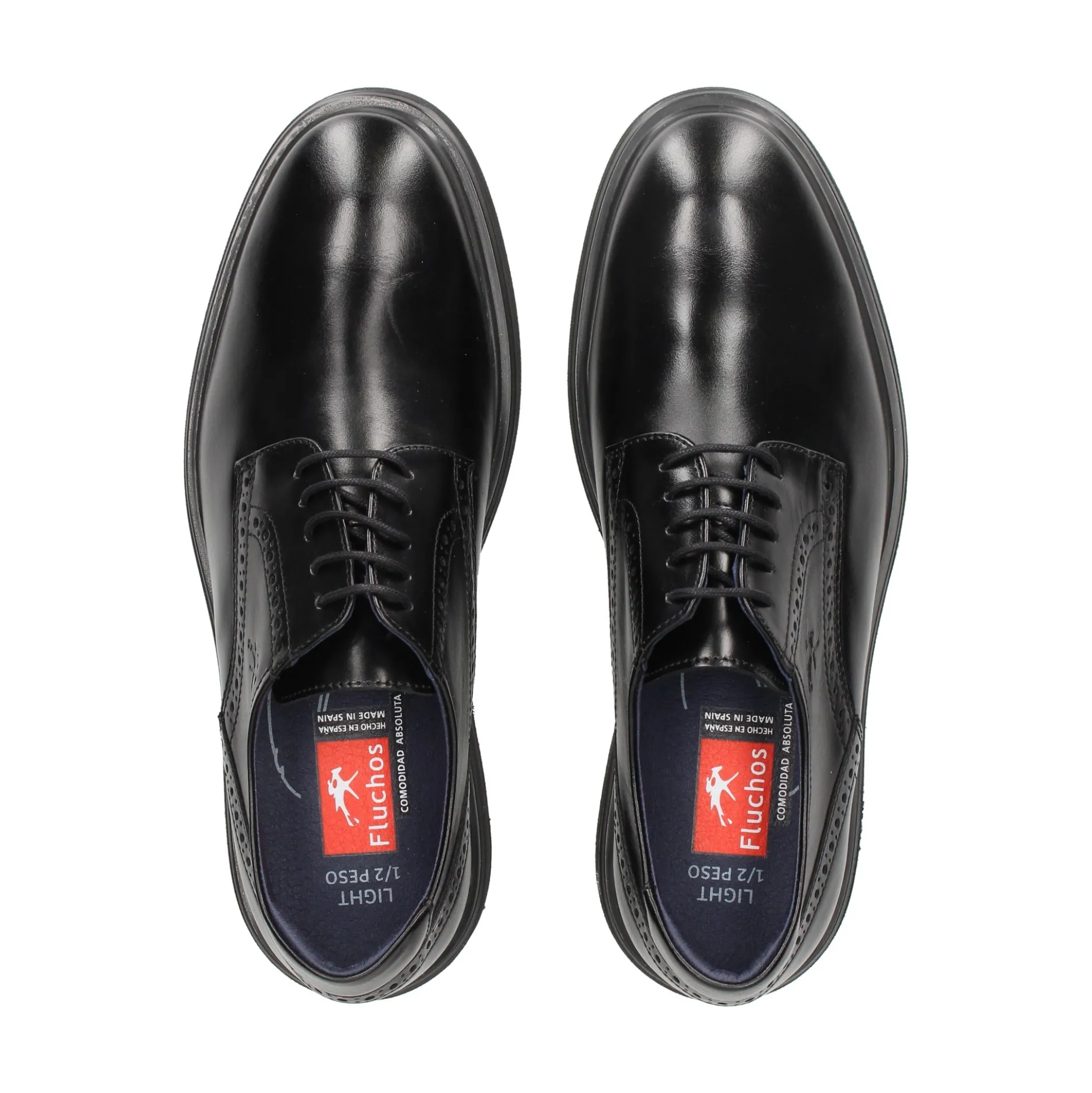 FLUCHOS Zapatos de vestir de Hombre F0630 NEGRO