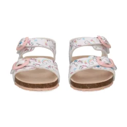 GARVALIN Sandalias, chanclas y albarcas de niña 252463-B050 BLANCO