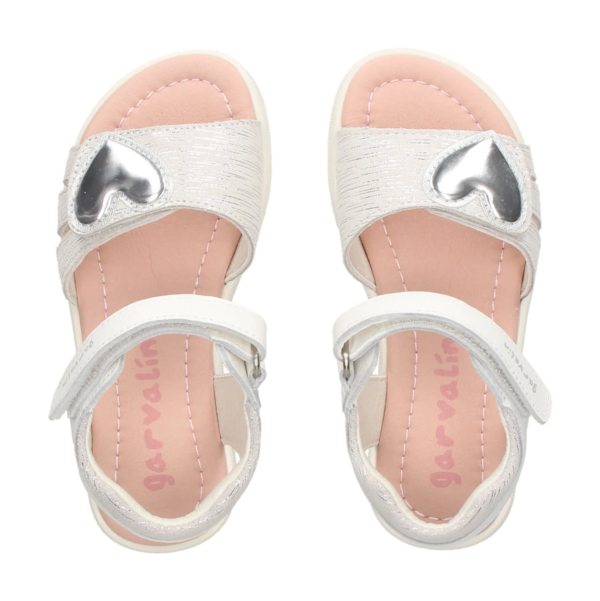 GARVALIN Sandalias, chanclas y albarcas de niña 252424-B050 BLANCO