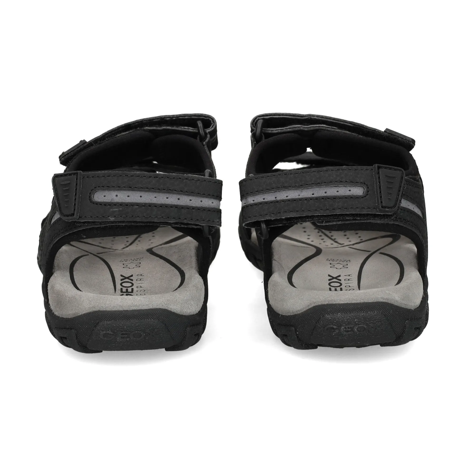 GEOX Sandalias de Hombre U8224D C9310 BLACK/STO