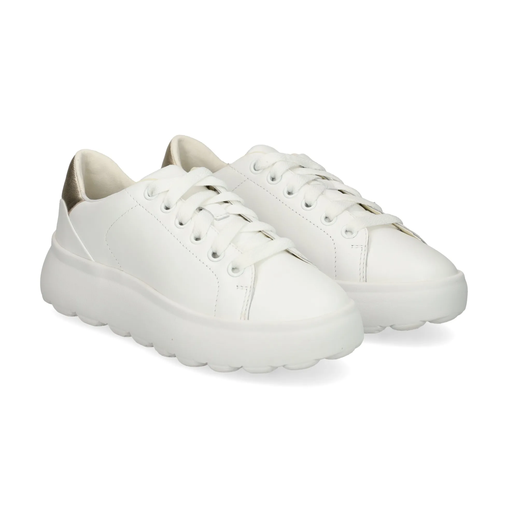 GEOX Zapatillas de Mujer D35TCB C0232 [WHITE/GO