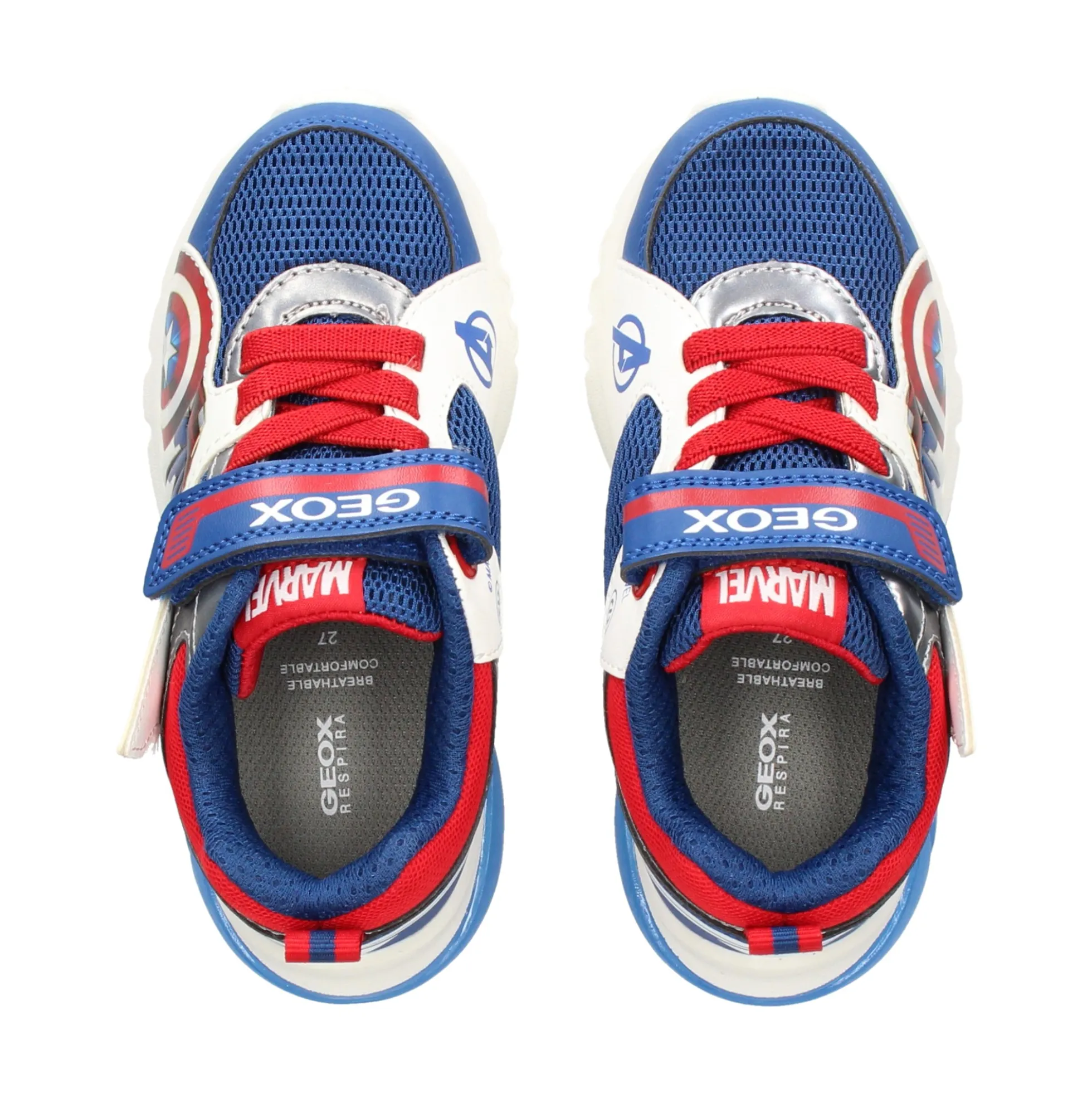 GEOX Zapatillas de Niño J45LBB C0200 BLUE/RED