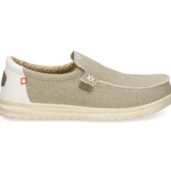 HEY DUDE Mocasines de Hombre 40124 1LB OFF WHITE