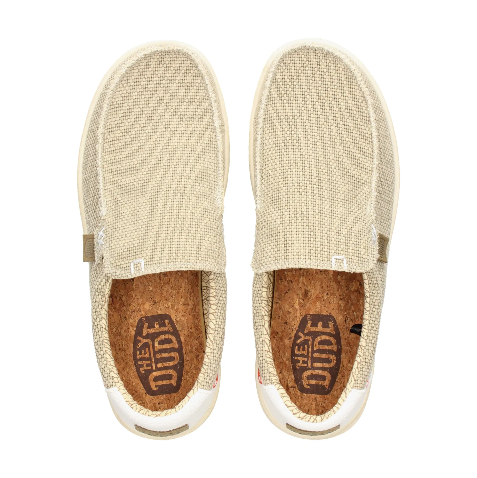 HEY DUDE Mocasines de Hombre 40124 1LB OFF WHITE
