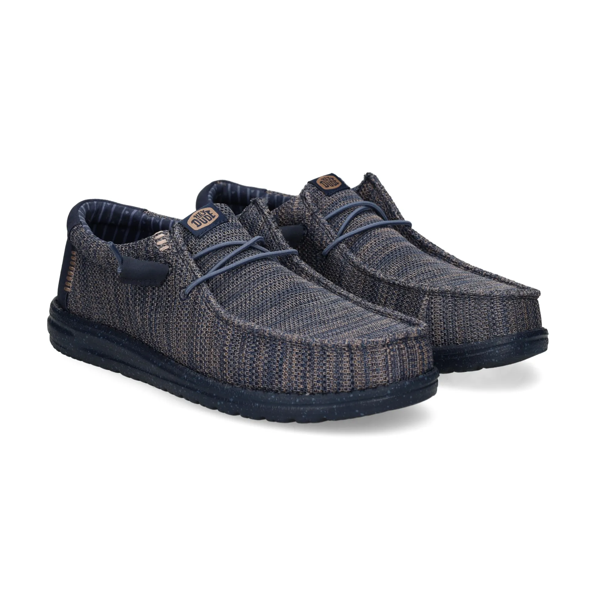 HEY DUDE Zapatillas de Hombre WALLY STRETCH 4UC NAVY BLAZER