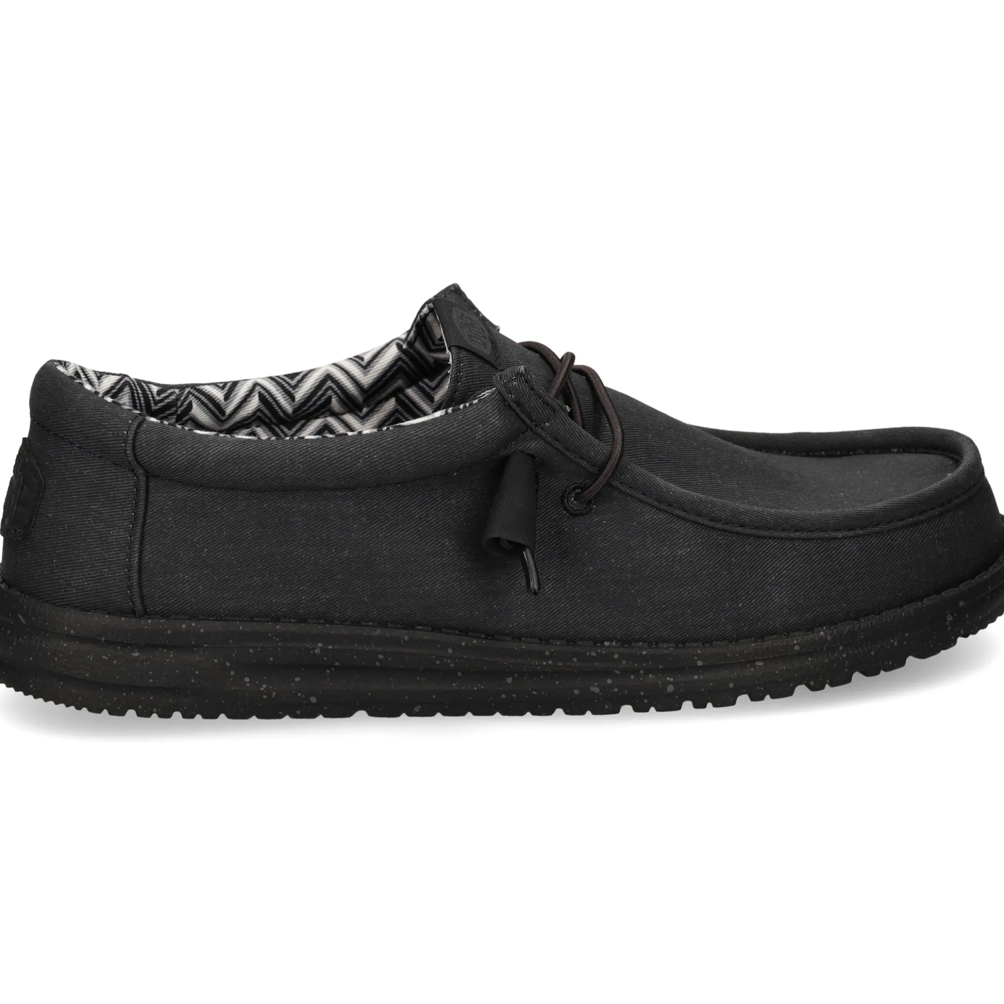 HEY DUDE Zapatillas de Hombre WALLY STRETCH 060 BLACK/BLACK