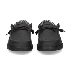 HEY DUDE Zapatillas de Hombre WALLY STRETCH 060 BLACK/BLACK