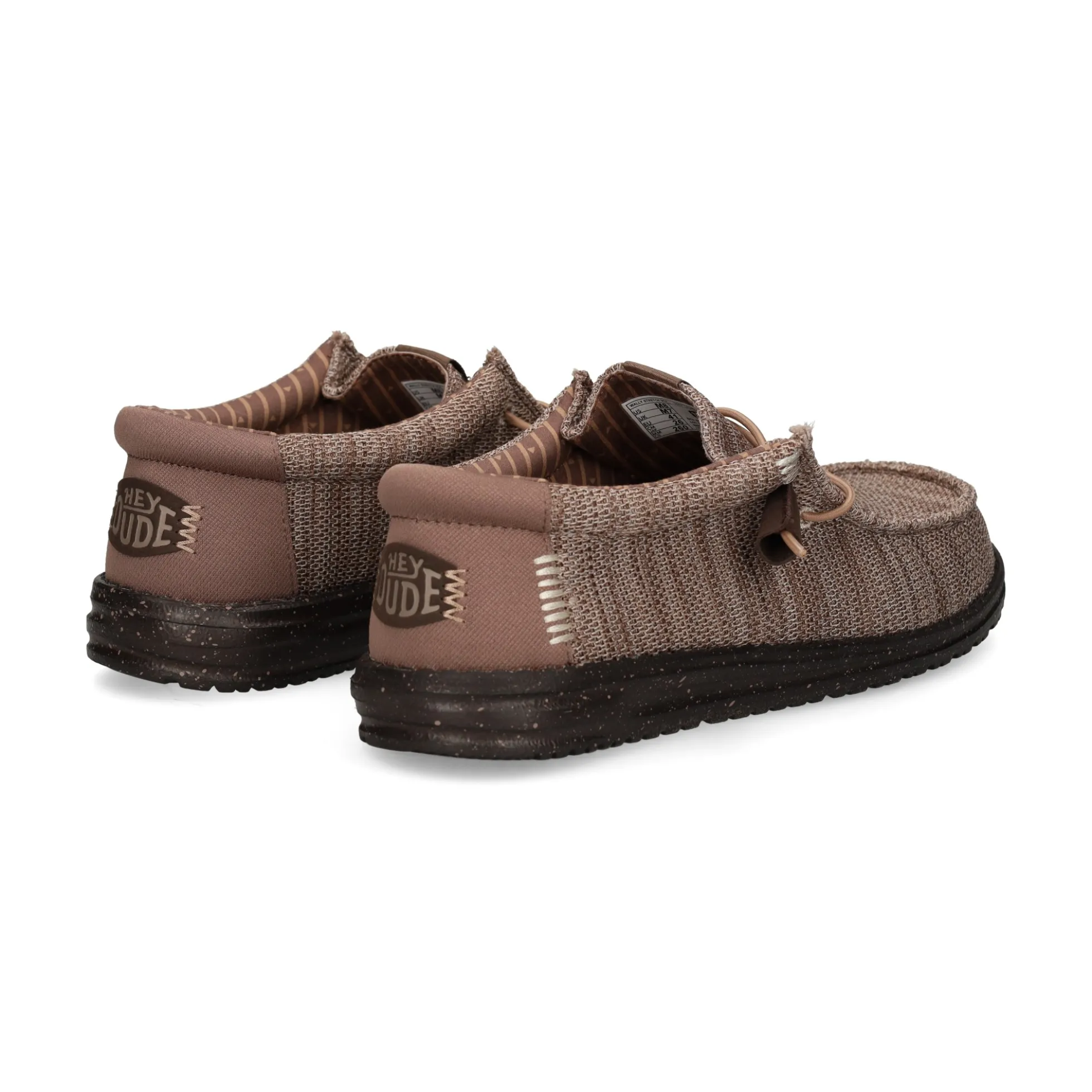 HEY DUDE Zapatillas de Hombre WALLY STRETCH 0PQ DEEP TAUPE/