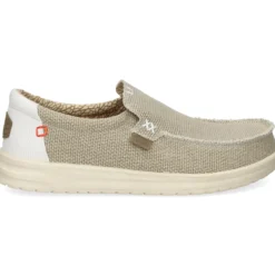 HEY DUDE Zapatillas de Hombre MIKKA BRAIDED 1LB OFF WHITE