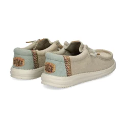 HEY DUDE Zapatillas de Hombre WALLY JUTE 1UH GREY/GREEN