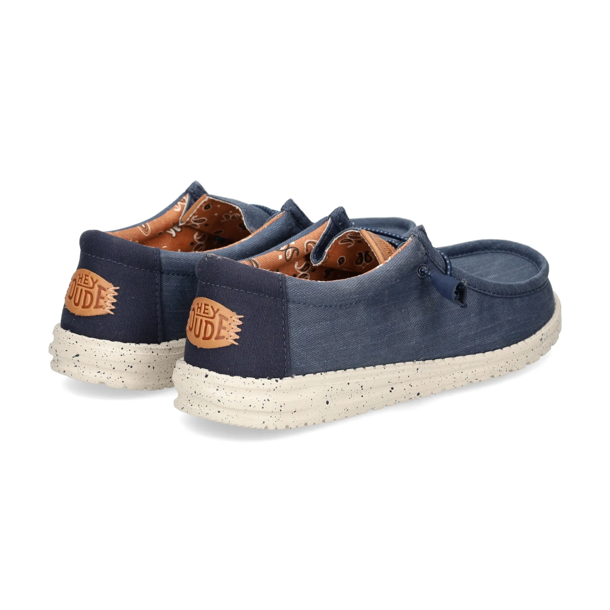 HEY DUDE Zapatillas de Hombre WALLY WASHED 410 NAVY