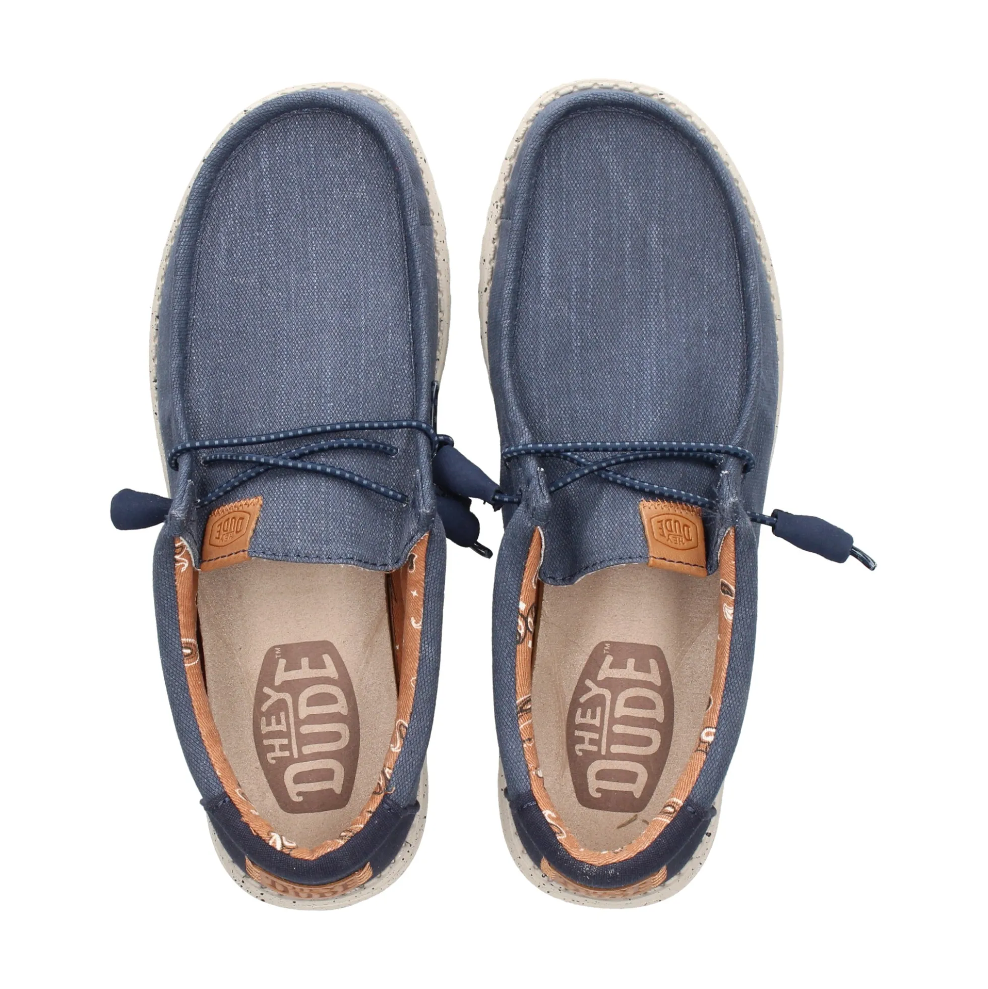 HEY DUDE Zapatillas de Hombre WALLY WASHED 410 NAVY