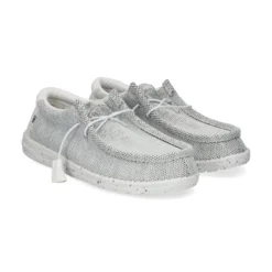 HEY DUDE Zapatillas de Hombre WALLY SOX 1KA STONE WHITE