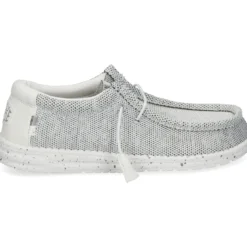 HEY DUDE Zapatillas de Hombre WALLY SOX 1KA STONE WHITE