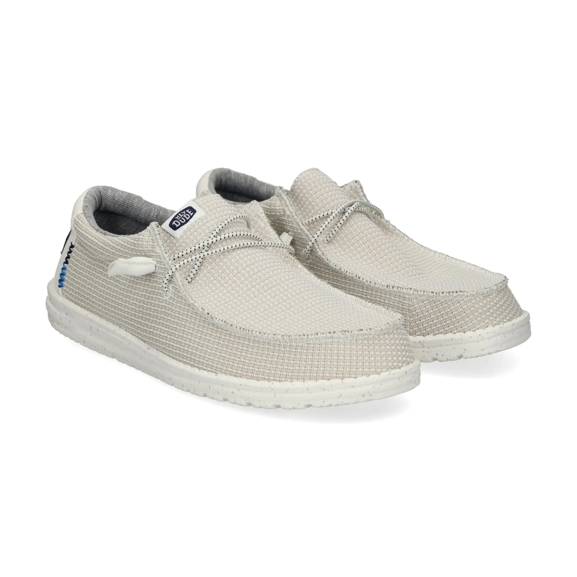HEY DUDE Zapatillas de Hombre WALLY SPORT MESH 100 BLANCO
