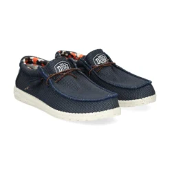 HEY DUDE Zapatillas de Hombre WALLY SOX STITCH 4NY NAVY
