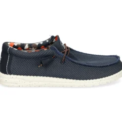HEY DUDE Zapatillas de Hombre WALLY SOX STITCH 4NY NAVY