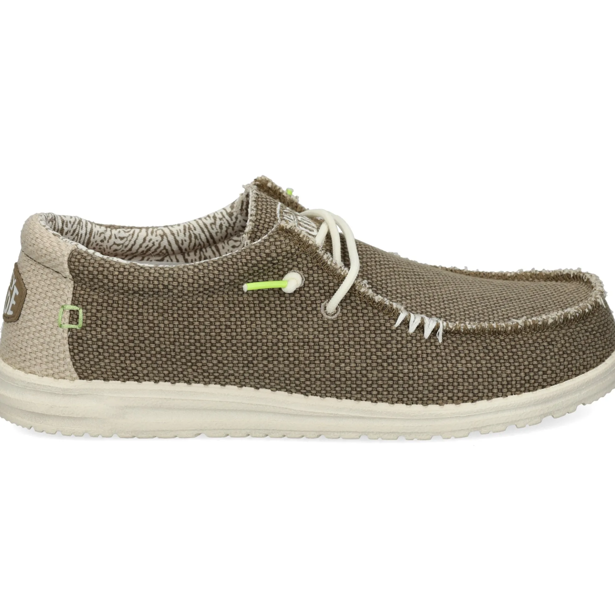 HEY DUDE Zapatillas de Hombre WALLY BRAIDED 2BS FOSSIL