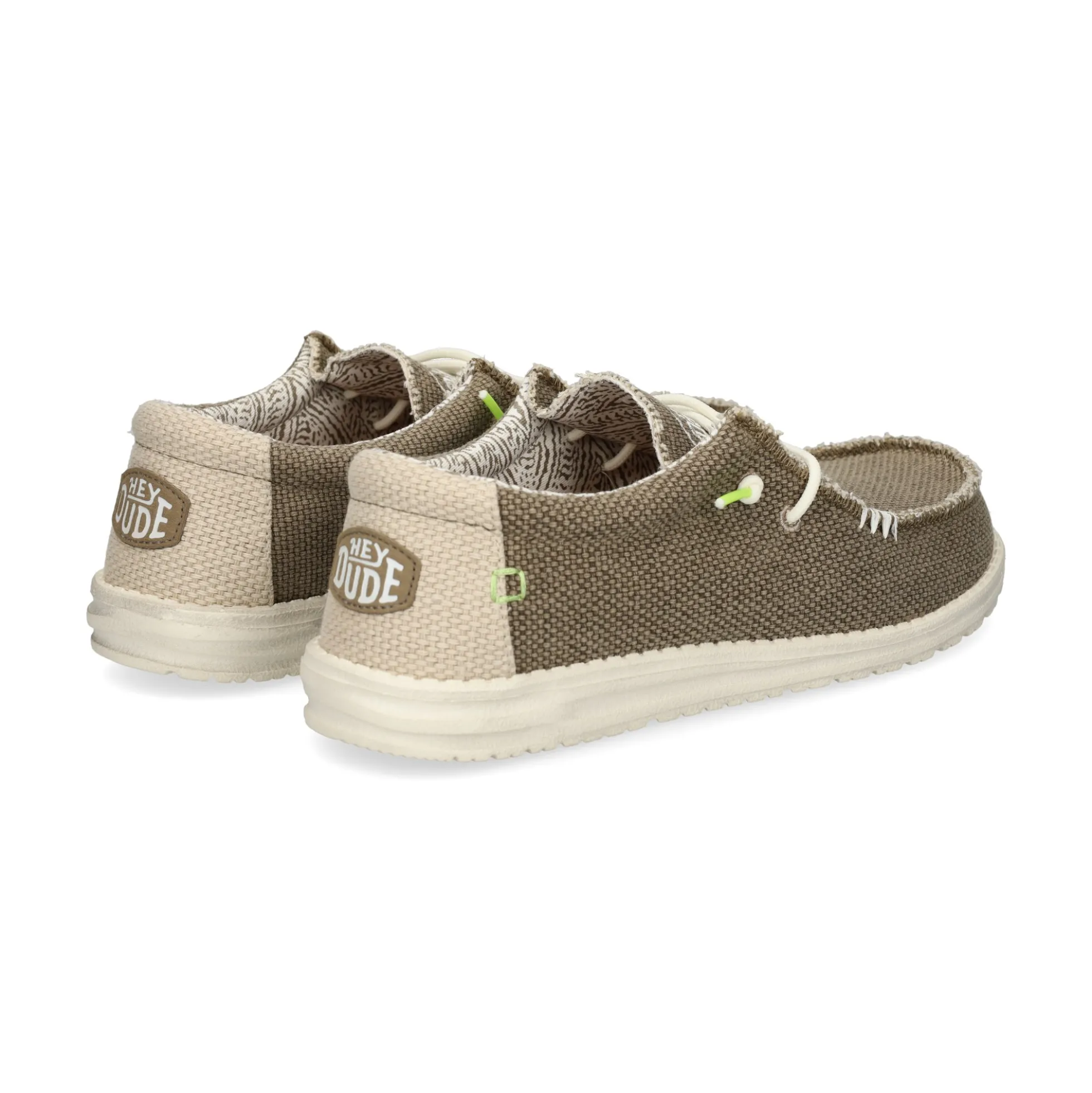 HEY DUDE Zapatillas de Hombre WALLY BRAIDED 2BS FOSSIL