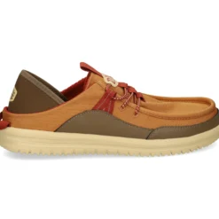 HEY DUDE Zapatos de vestir de Hombre 44338 2LI BONE BROWN