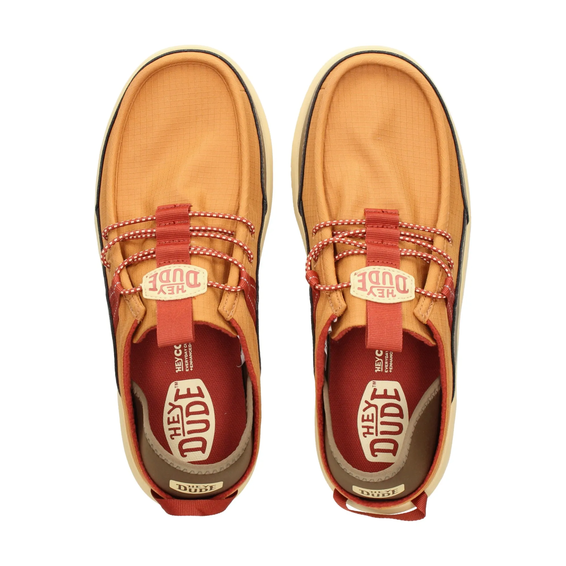 HEY DUDE Zapatos de vestir de Hombre 44338 2LI BONE BROWN