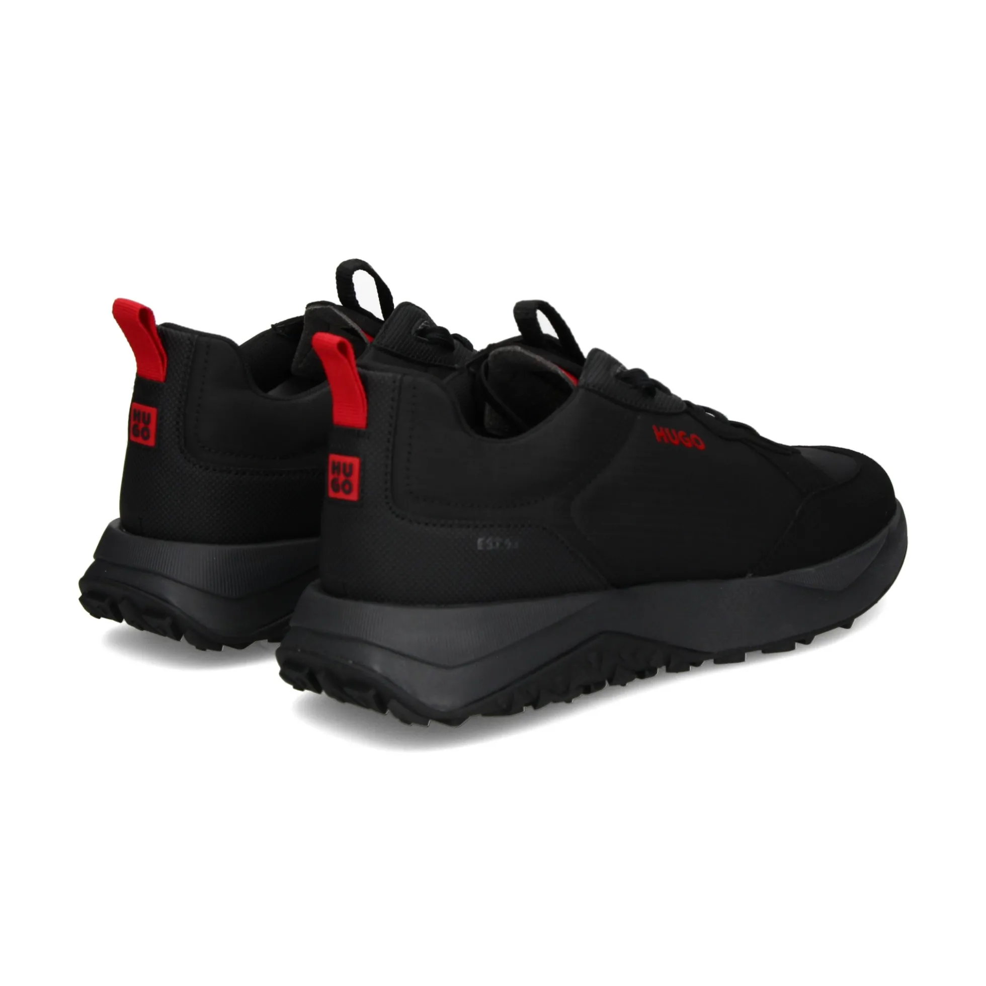 HUGO Zapatillas de Hombre Kane_Runn_nymf 001 NEGRO