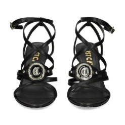 JUST CAVALLI Sandalias con tacón de Mujer 78RA3S34 899 BLACK
