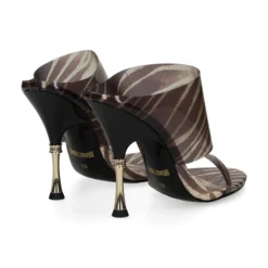 JUST CAVALLI Sandalias con tacón de Mujer 80RA3S48 R83 NATURAL PAL