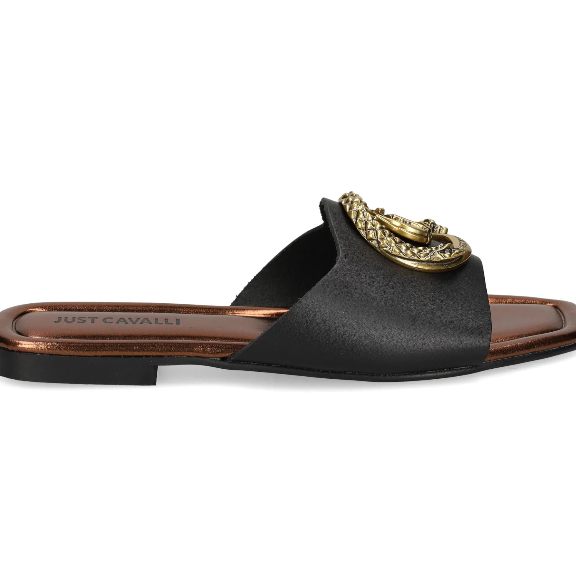 JUST CAVALLI Sandalias planas de Mujer 78RA3S92 899 BLACK