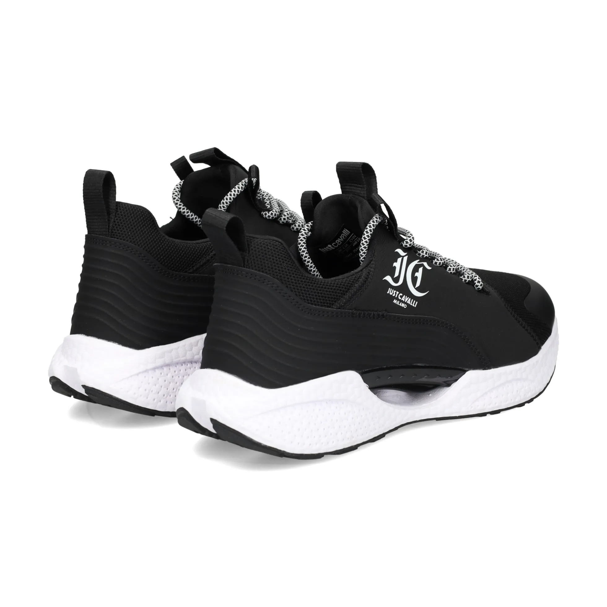 JUST CAVALLI Zapatillas de Hombre 76QA3SH2 899 BLACK