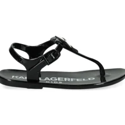 KARL LAGERFELD KIDS Sandalias, chanclas y albarcas de niña Z30370 09B NEGRO
