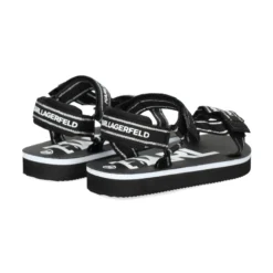KARL LAGERFELD KIDS Sandalias, chanclas y albarcas de niña Z30001 09B NEGRO