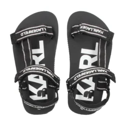 KARL LAGERFELD KIDS Sandalias, chanclas y albarcas de niña Z30001 09B NEGRO