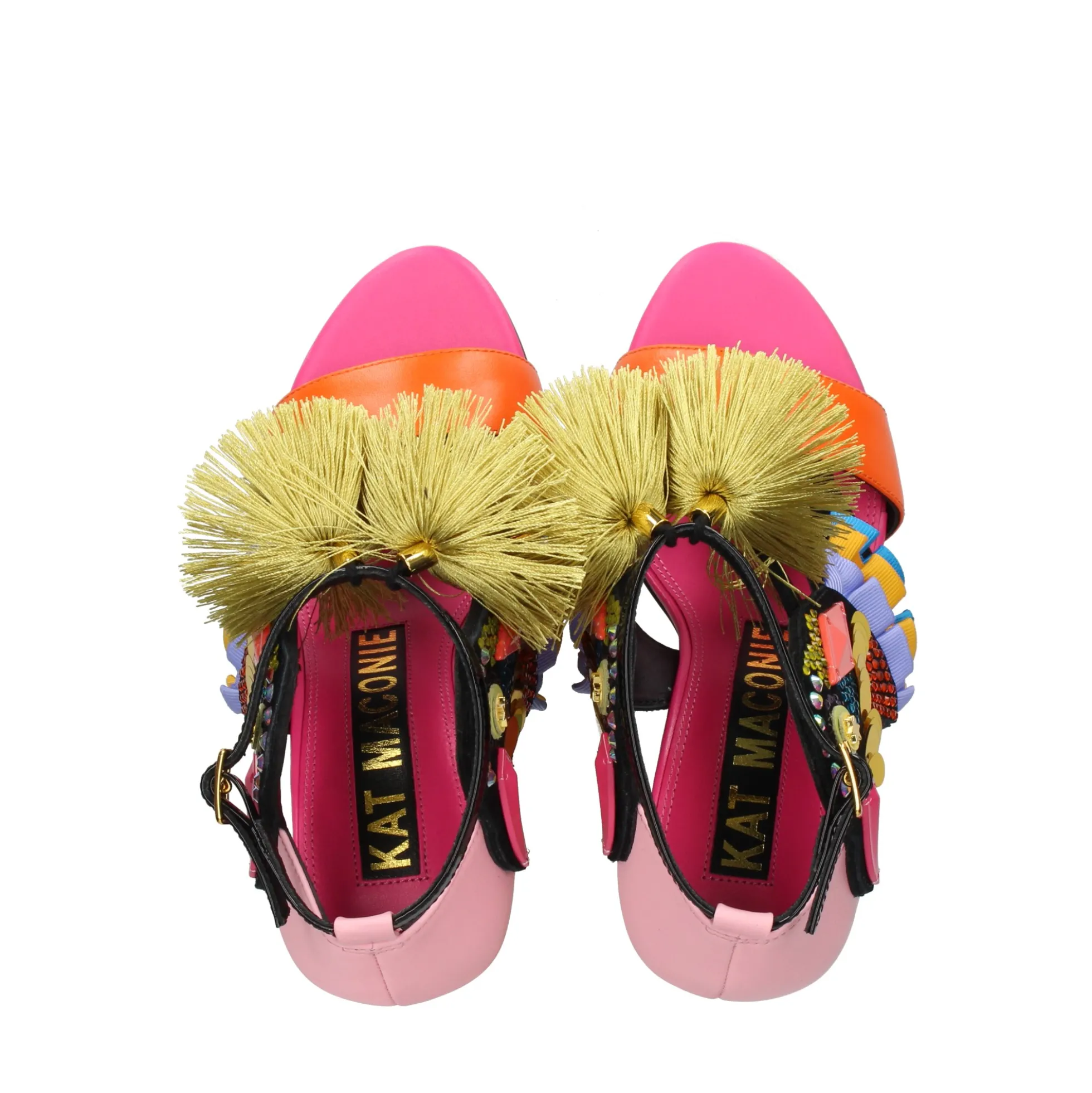 KAT MACONIE Sandalias con tacón de Mujer AYA MULTI BRIGHTS