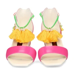 KAT MACONIE Sandalias con tacón de Mujer KAY NARANJA MULTI