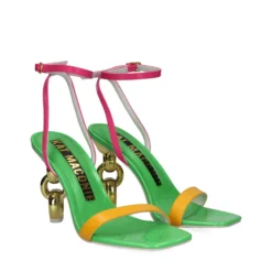 KAT MACONIE Sandalias con tacón de Mujer RIRI MULTI BRIGHTS