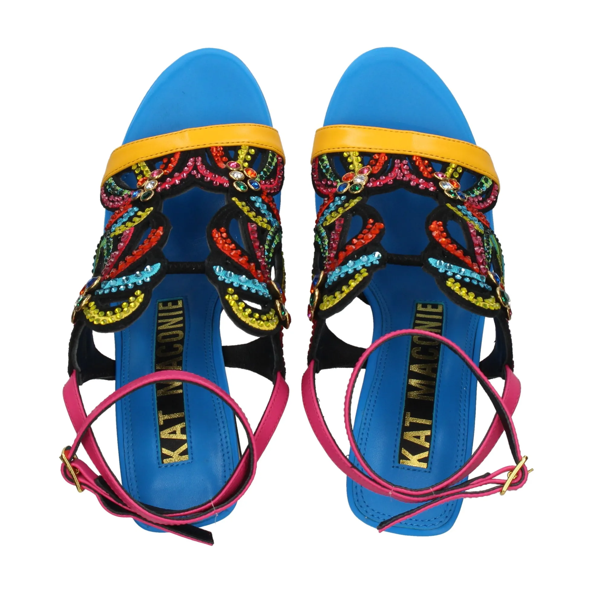 KAT MACONIE Sandalias con tacón de Mujer KIAWA MULTI BRIGHTS