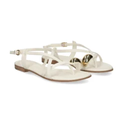 KENNEL & SCHMENGER Sandalias planas de Mujer 51-95100 223 BUTTER/GOLD