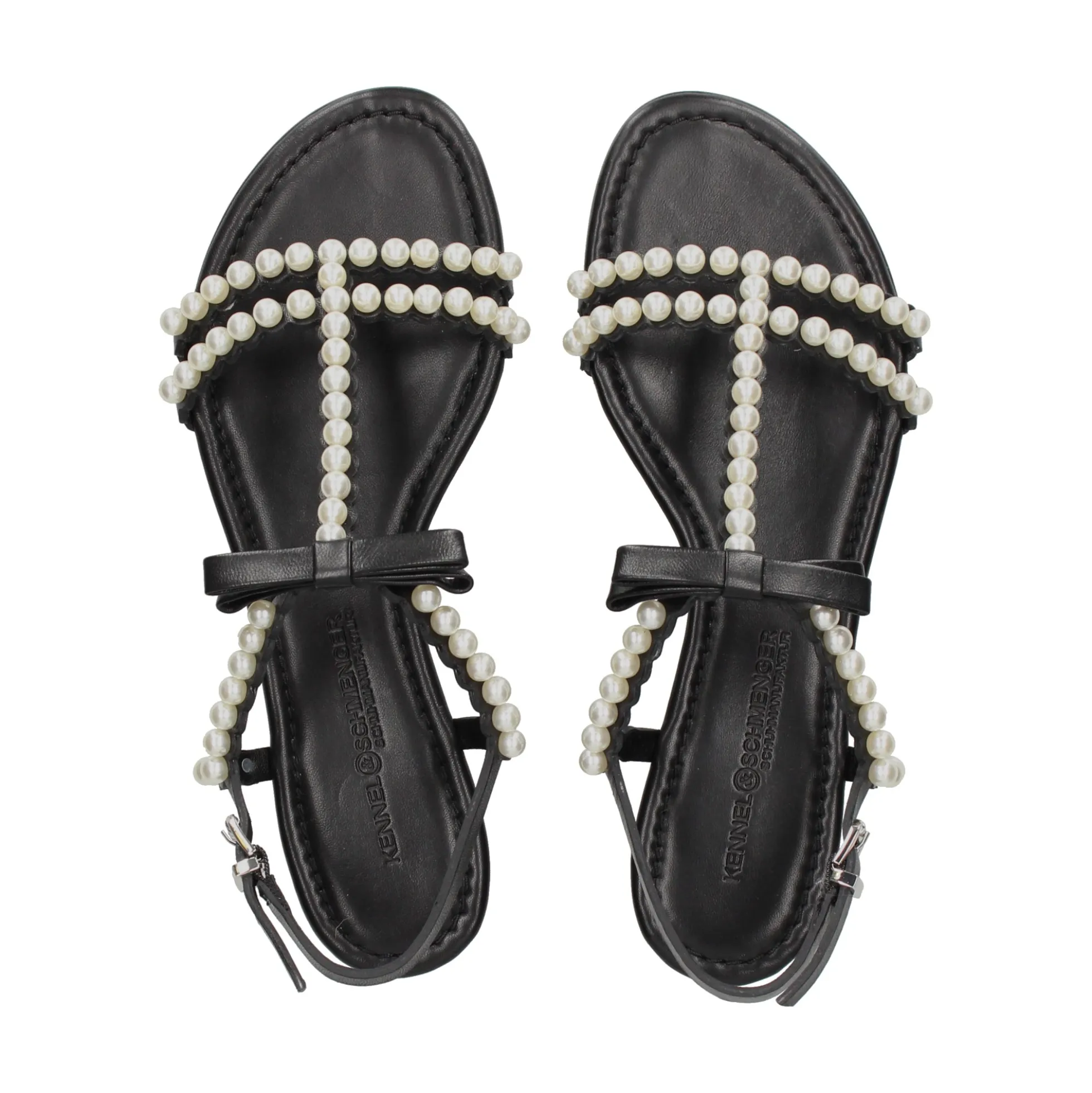 KENNEL & SCHMENGER Sandalias planas de Mujer 51-95080 310 BLACK PEARL