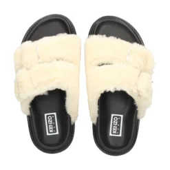 KENZO Sandalias planas de Mujer FE62MU041L63 03 ECRU